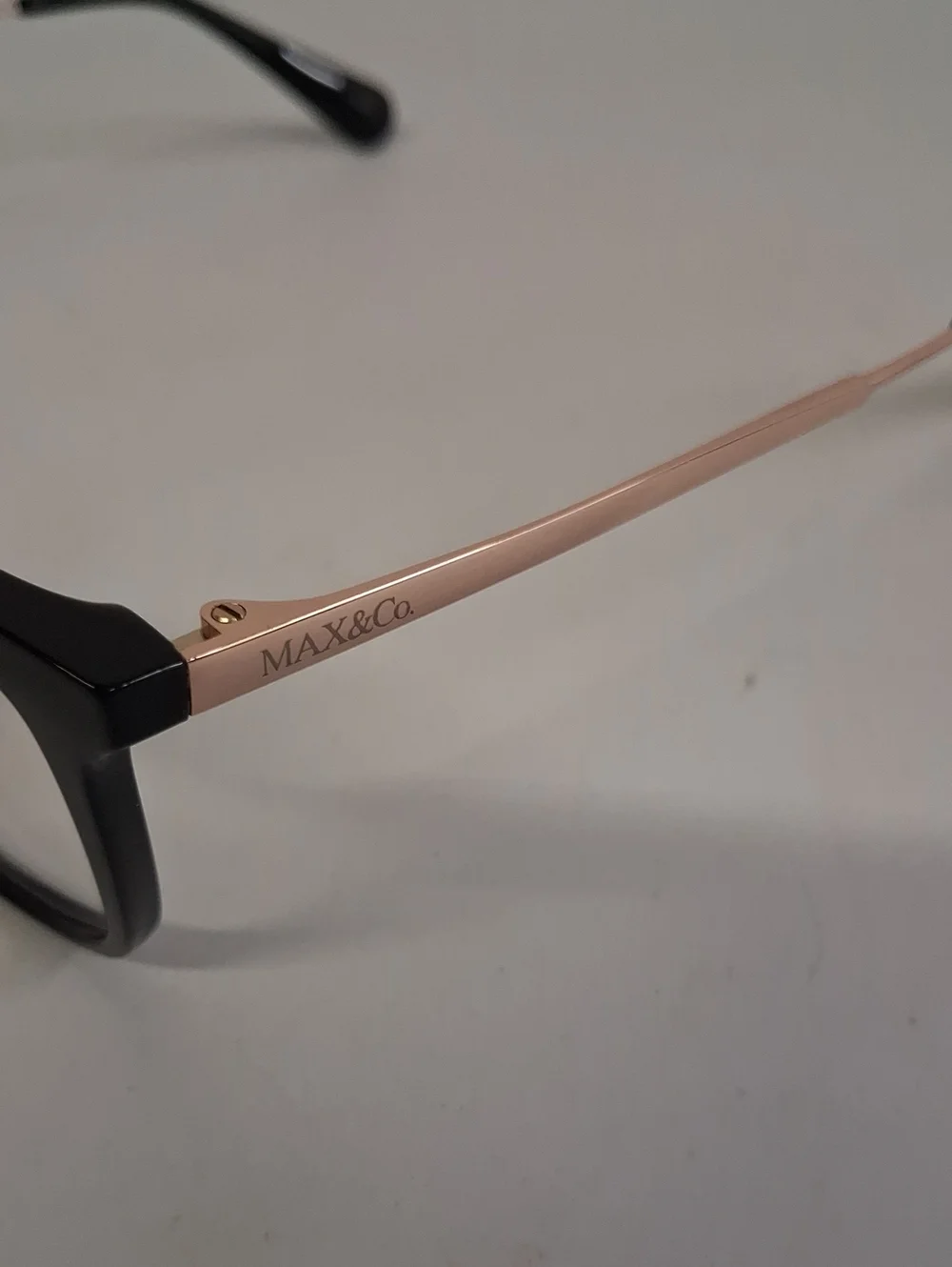NWOT Womens Rxable Max & Co. MO5051 001 Black Eyeglass Frames